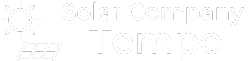 Solar Company Phoenix Logo Full In White